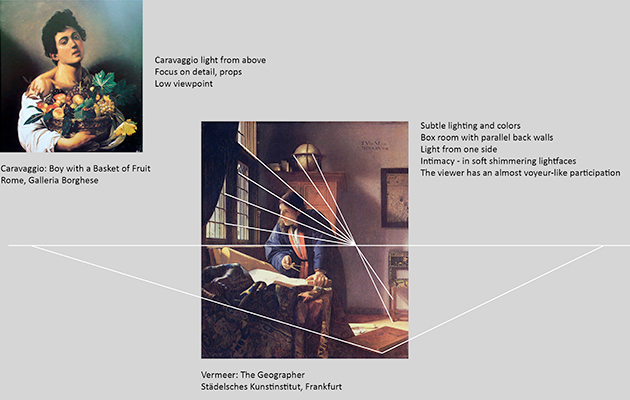 caravaggio_vermeer